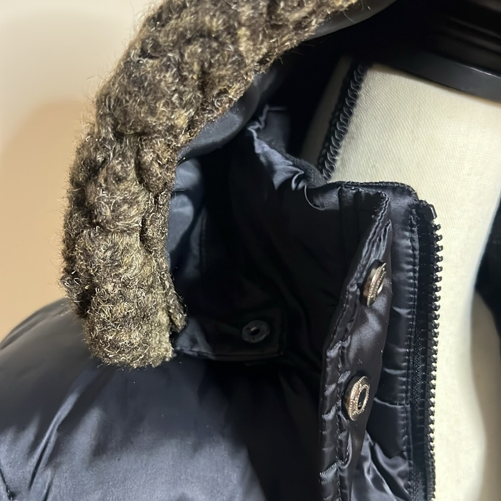 Black Puffer Girl Winter Jacket - Picture 7 of 12
